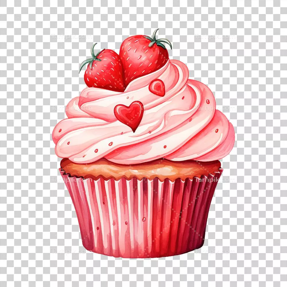 کاپ کیک عاشقانه با طعم دلپذیر - یک دسر جشنواره‌ای برای گرامیداشت عشق شما