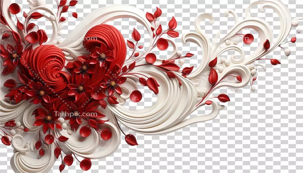 تزئینات عاشقانه و الگوهای پیچیده برای ولنتاین با طرحهای فانتزی و معنادار