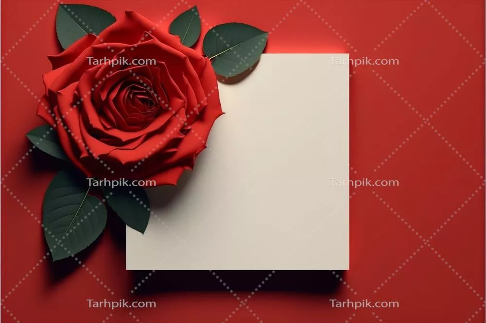 طرح پس زمینه گل های سرخ برای متون و نقل قول های روز ولنتاین