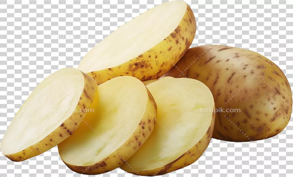 تصویر کَنسُر سیب‌زمینی با برش‌ها - سبزیجات سیب‌زمینی و ویژگی‌های آن