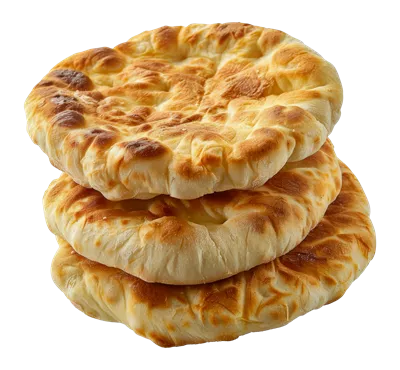 نان پیتای تازه و برش خورده – تصویر استوک برای استفاده در طراحی