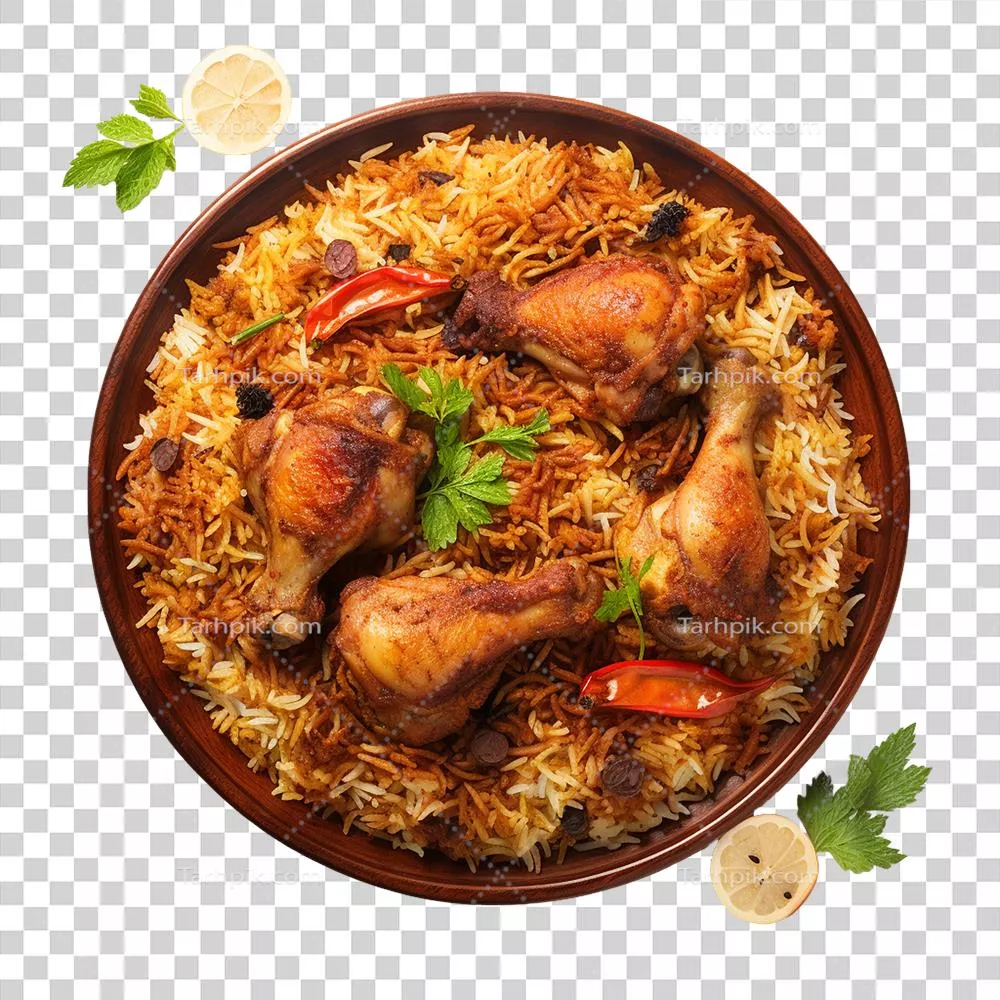 برنج بریانی مرغ خوشمزه و معطر برای عموم و طرفداران غذاهای هندی