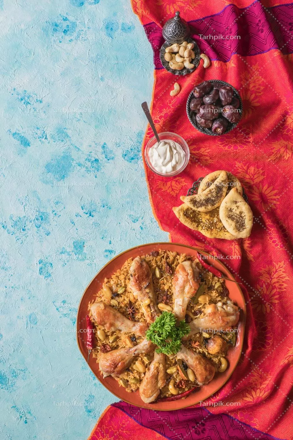 طرز تهیه بریانی مرغ خوشمزه با طعم عربی و ادویه های خاص