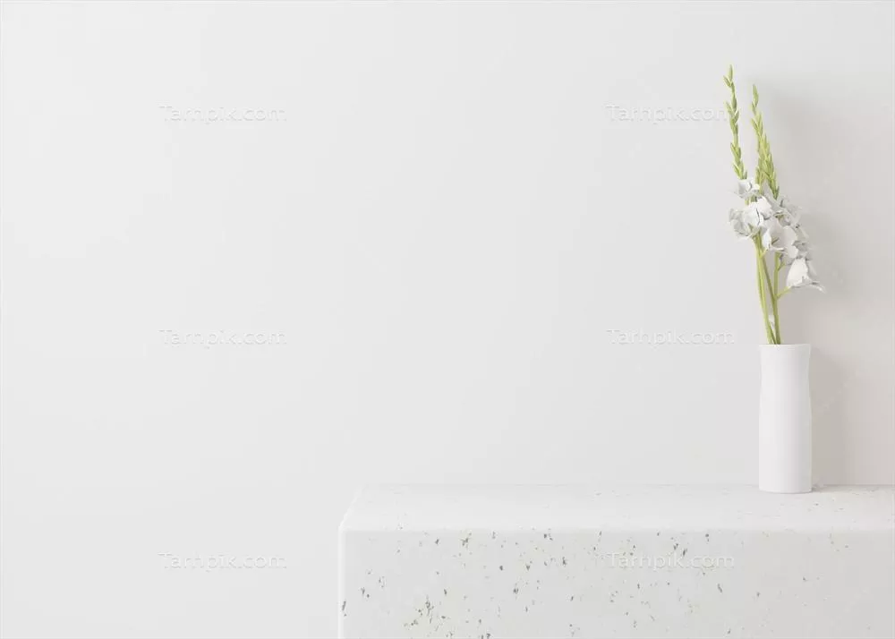 زمینه سفید برای ارائه محصولات آرایشی و بهداشتی با کیفیت بالا