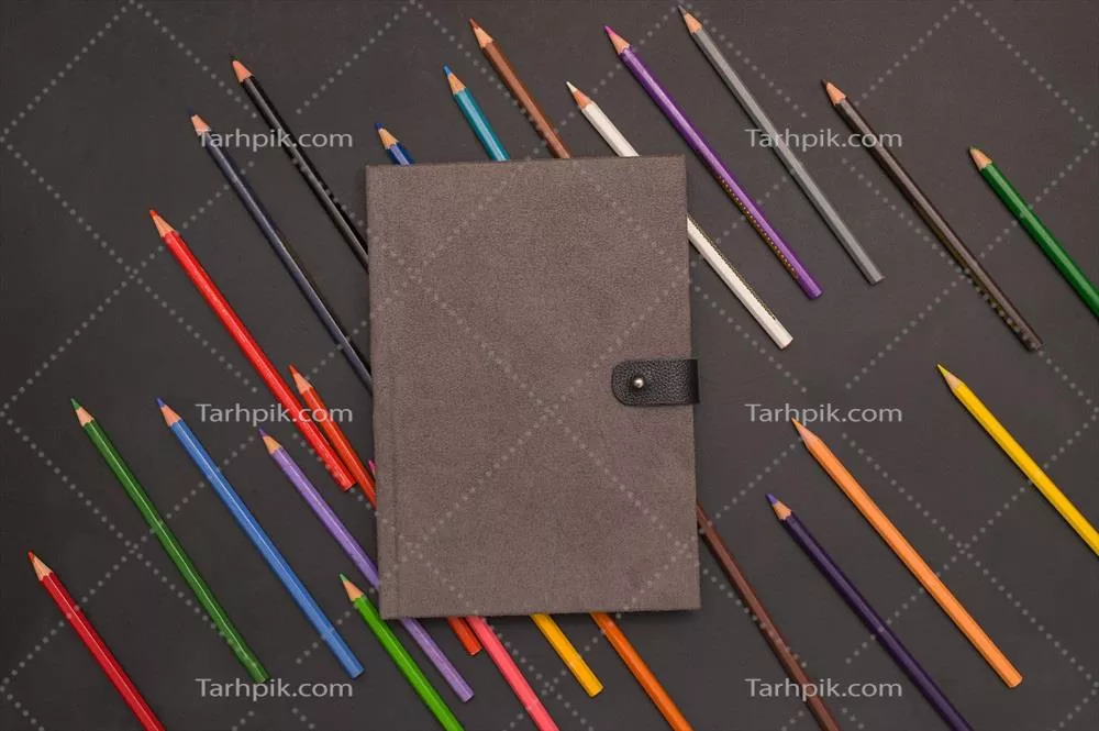 کتاب و مداد رنگی: مفاهیم مربوط به بازگشت به مدرسه و آموزش