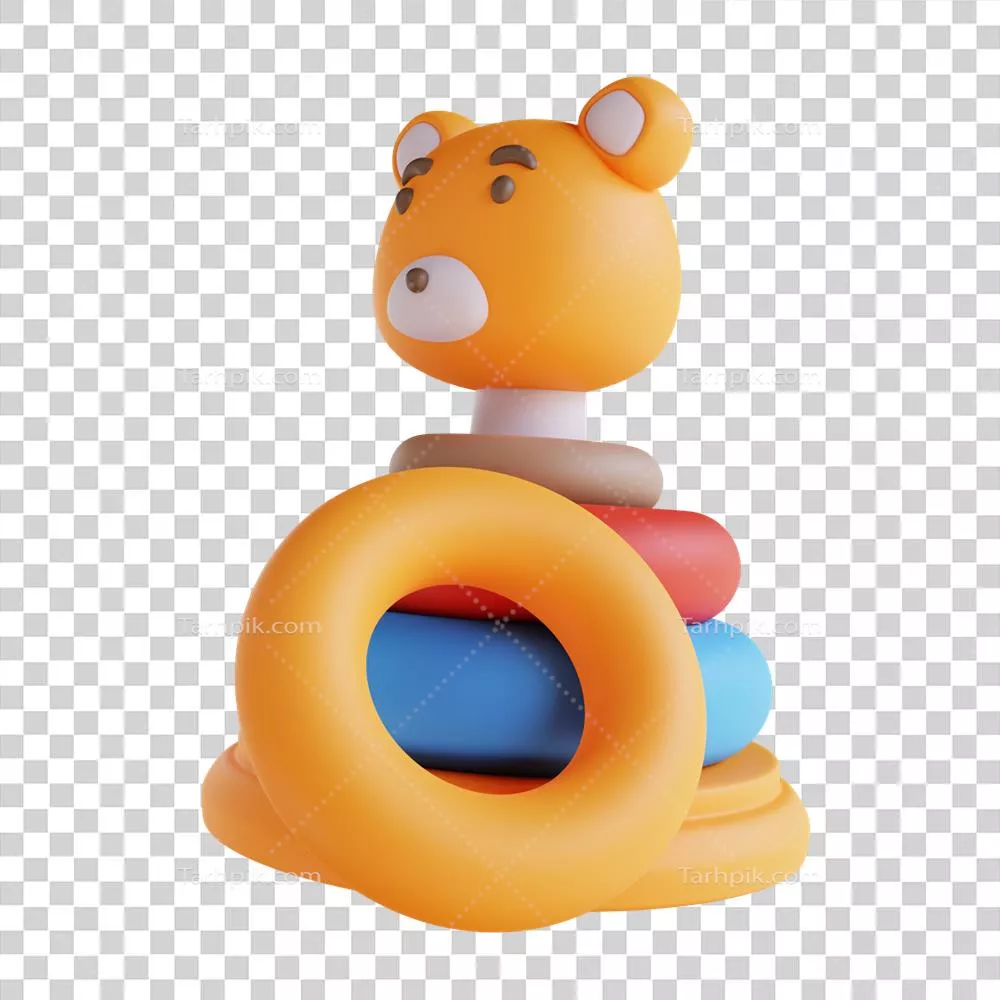 مدل سه‌بعدی حلقه دونات: اسباب بازی آموزشی برای تقویت خلاقیت کودک