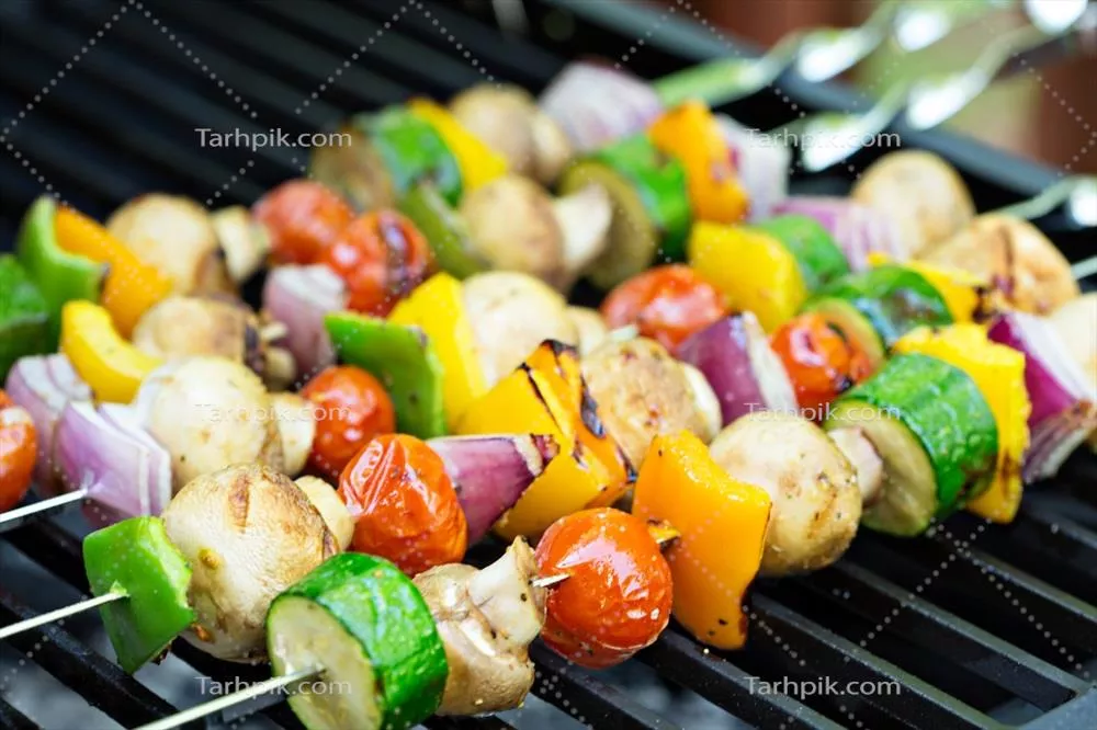 کباب های سبزیجات خوشمزه بر روی کباب پز: طرز تهیه و نکات مهم