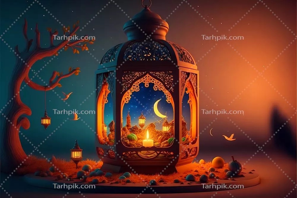 تزئینات سهبعدی ویژه رمضان کریم برای جشن و عبادت