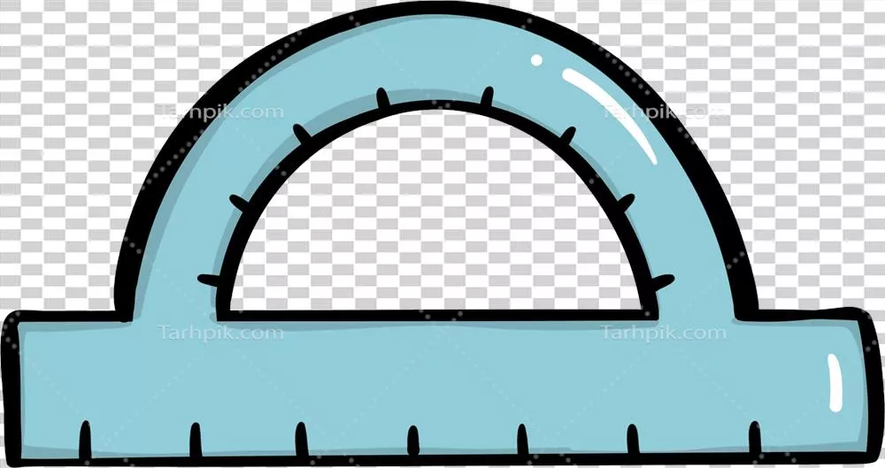 طراحی دستی از دکوری های بامزه شامل خط کش و لوازم تحریر برای بازگشت به مدرسه