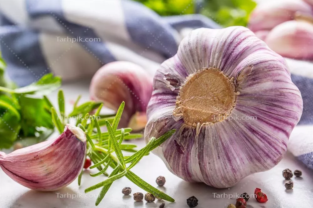 سیر و پیازچه با نمک و فلفل و رزماری: دستور پخت خوشمزه