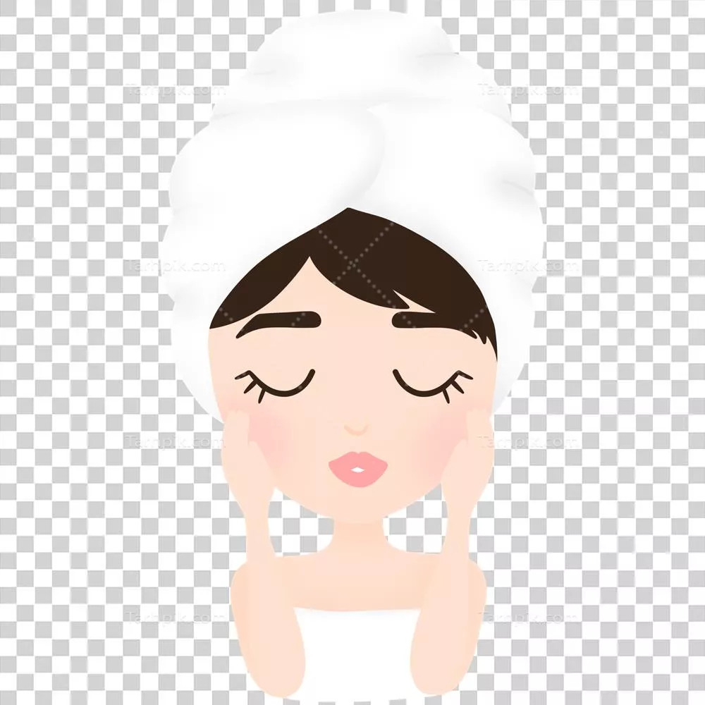 ماسک صورت مراقبت از پوست برای زنان با تمرکز بر خودمحوری و عشق به خود