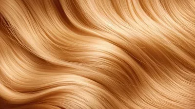 زن زیبایی با موی بلند و مجلل، موهای صاف و بلوند تولید شده با هوش مصنوعی