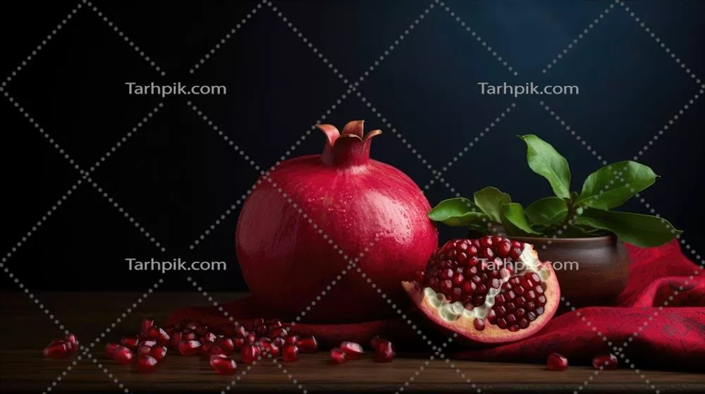 دسر سالم با میوه های تازه: انار خوشمزه و آبمیوه ای برای رژیم های گیاهخواری