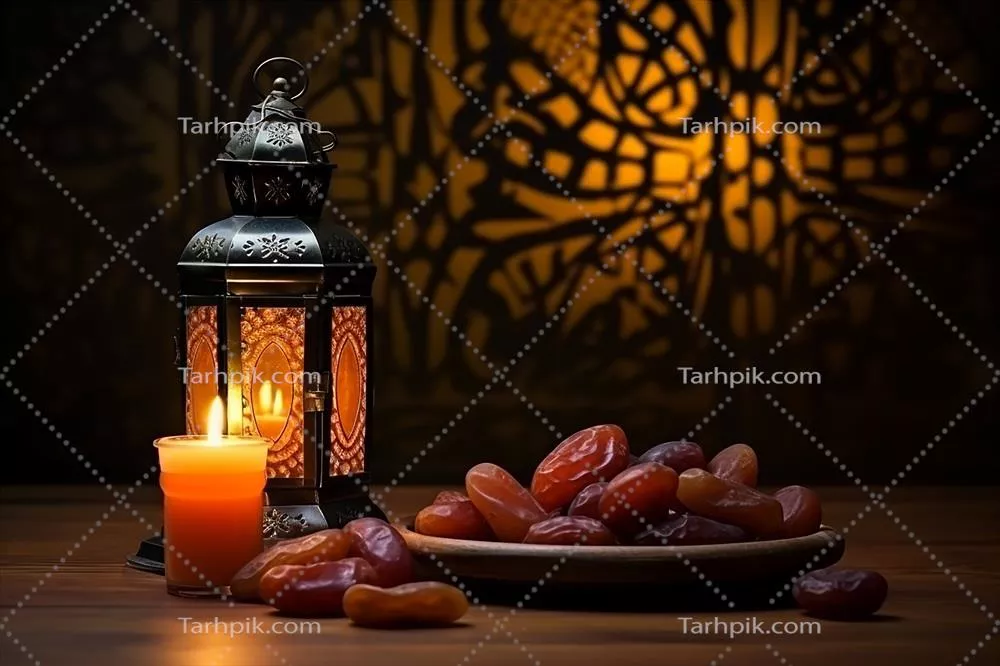 فانوسهای تزئینی عربی با طراحی هوش مصنوعی برای ماه مبارک رمضان کریم