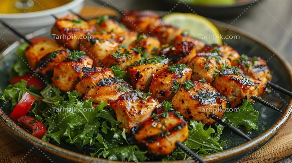 سیخ های مرغ کبابی تولید شده با هوش مصنوعی: دستور پخت و نشانه های طعم لذیذ