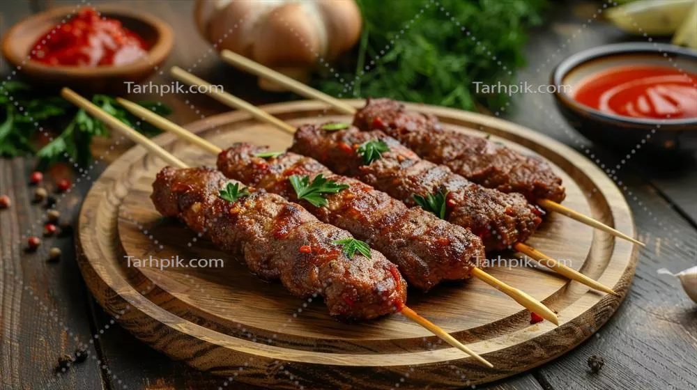 سیخ کباب خوشمزه با گوشت چرخ کرده گوسفند و طرز تهیه آسان