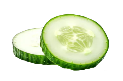 خیار با پسزمینه شفاف، تصویر زیبا و طبیعی از سبزیجات