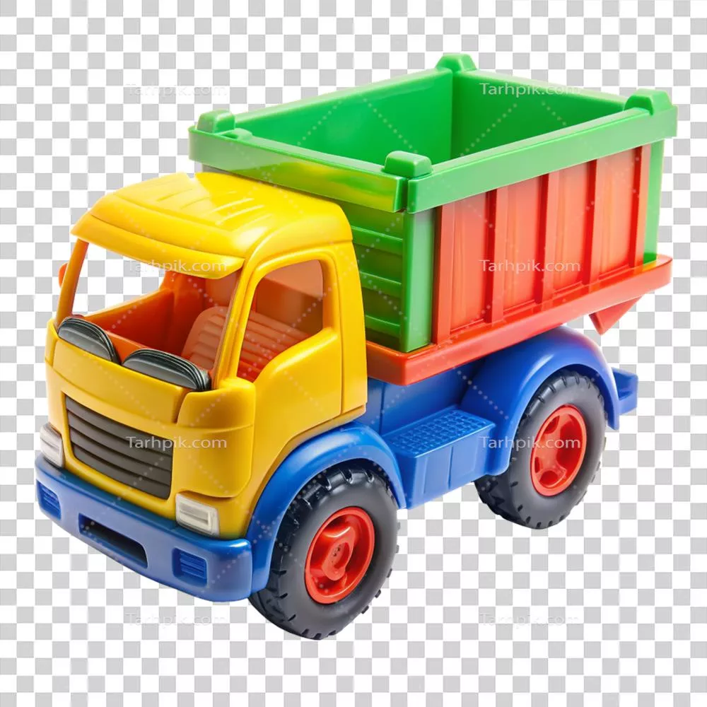 مدل اسباب بازی کامیون پلاستیکی با جزئیات دقیق و طراحی جذاب