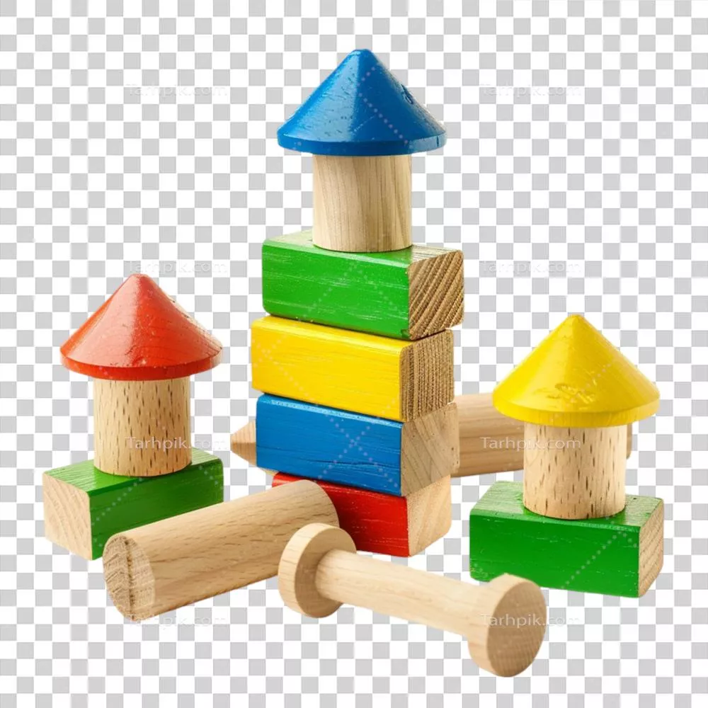 عکس اسباب بازی های چوبی با طراحی زیبا و جذاب برای کودکان