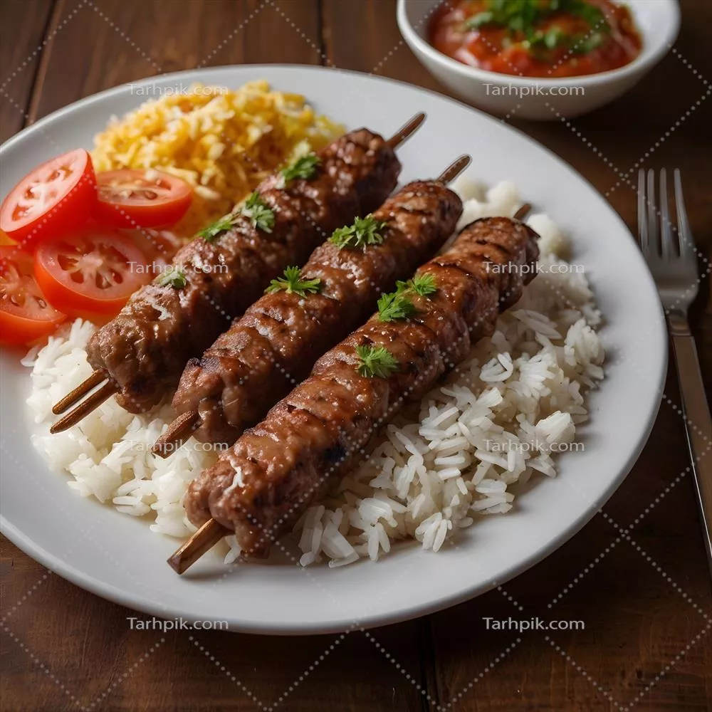 کباب جوجه کبابی خوشمزه و لذیذ با طعم دودی و ادویه های متنوع