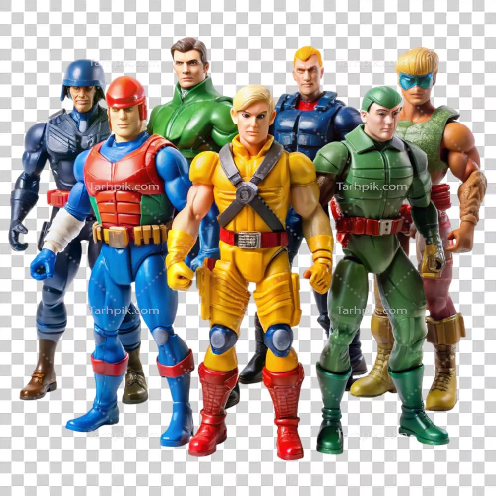 مجموعه‌ای ازFigures ماجراجویی قهرمانان با لبا س‌های پویا و منحصربه‌فرد مناسب برای کلکسیونرها و علاقه‌مندان به اسباب‌بازی در تمام سنین