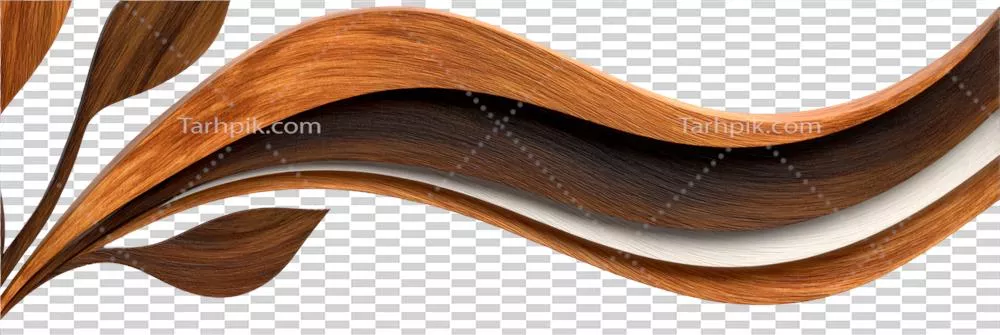 موج‌های چوبی با طراحی گل‌دار برای ابراز هنری و زیبایی‌شناسی بی‌نظیر