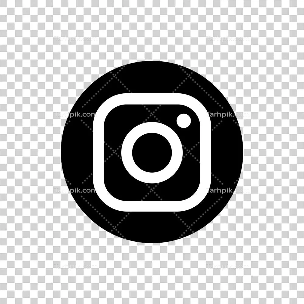 آیکون شفاف لوگوی اینستاگرام با کیفیت بالا و طراحی مدرن