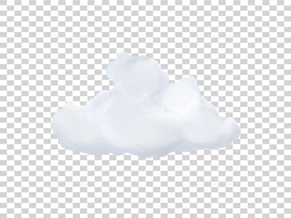 مجموعهای از تصویرسازیهای واقعگرایانه رنگین ابرها با پسزمینه شفاف