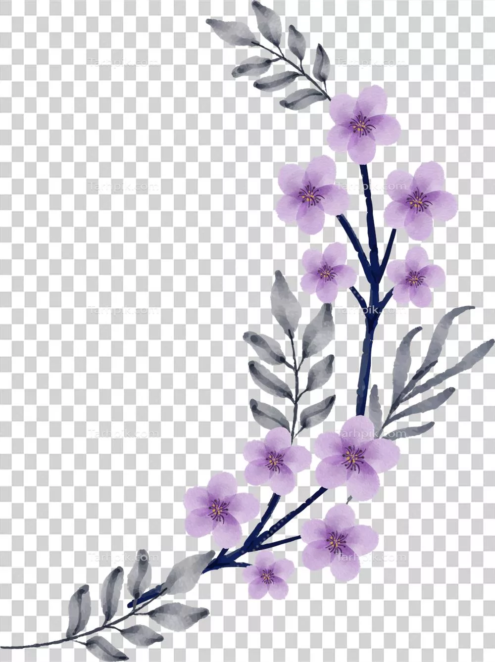 آرایش زیبای گلها با تکنیک آبرنگ - هنری دلربا و خلاقانه