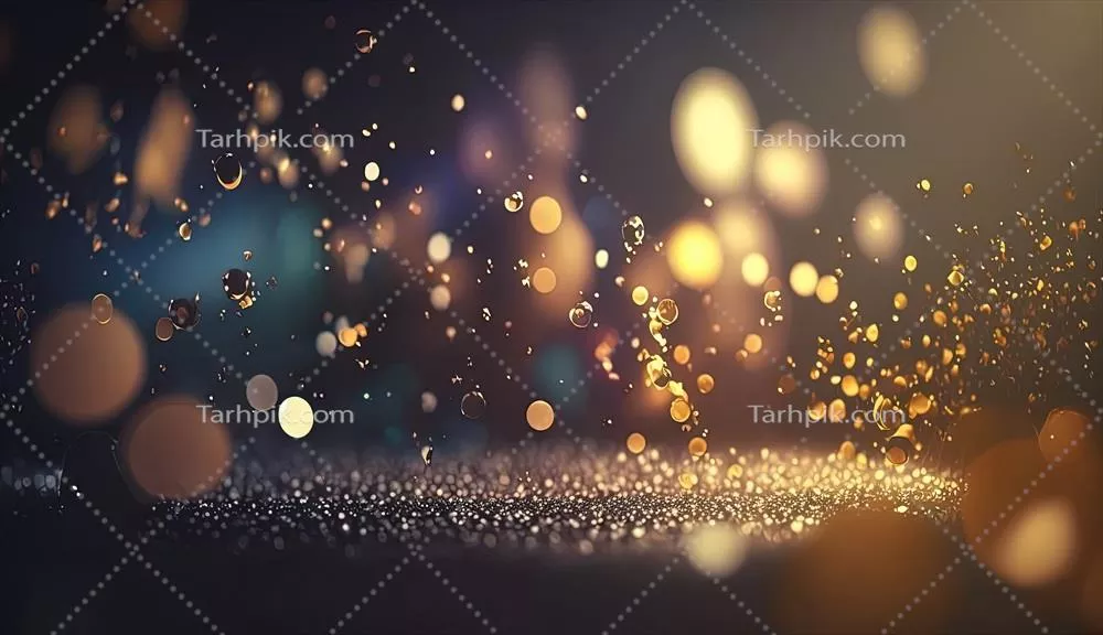 کنفیتی چند رنگ و درخشان بر زمینه با افکت باکه برای بافت تجملاتی جشن های تعطیلات