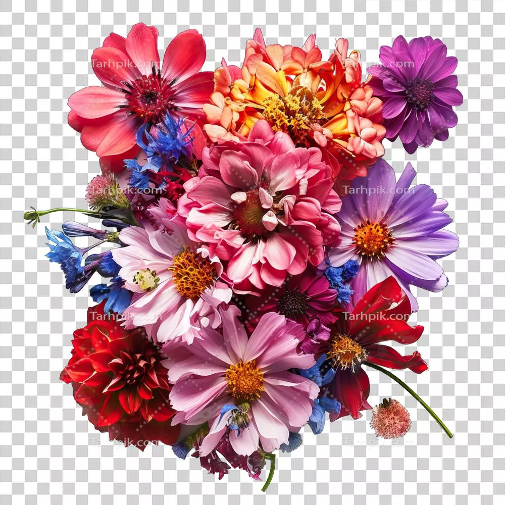 گلهای پررنگ و زیبا: زیبایی طبیعت در هر فصل