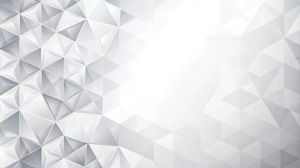 نما از زاویه پایین پس زمینه انتزاعی سفید و خاکستری با اشکال هندسی