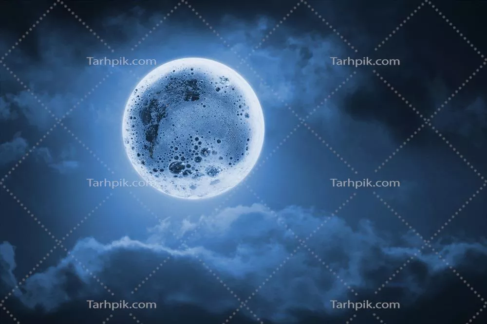 ماه و اعماق فضا: سفری به اسرار کیهان و زیبایی‌های آن
