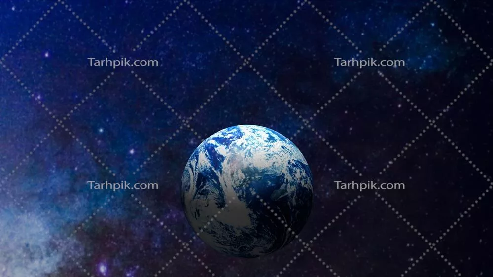 مدل سه‌بعدی زمین در فضاء برای مفاهیم کسب‌وکار و علمی