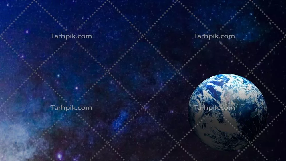 تصویر سه بعدی زمین در فضا برای کسب و کار یا مفاهیم علمی