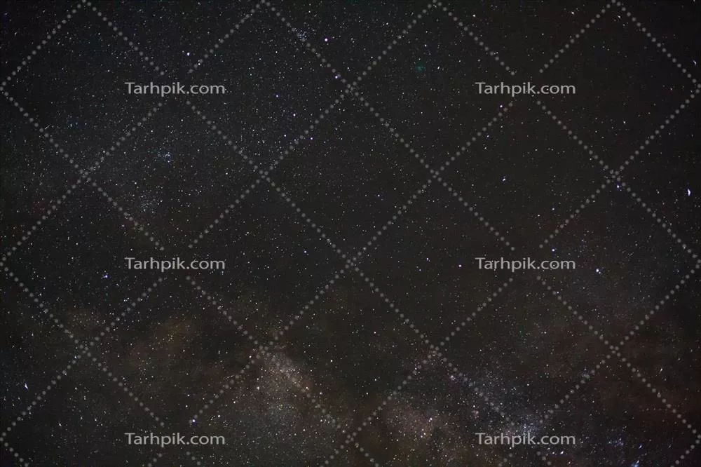 کهکشان راه شیری با ستارهها و غبار فضایی در عالم