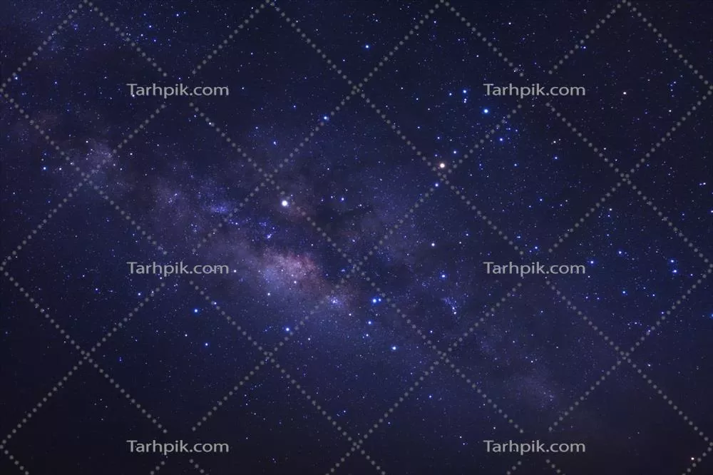 کهکشان راه شیری با ستاره‌ها و گرد و غبار فضایی در جهان