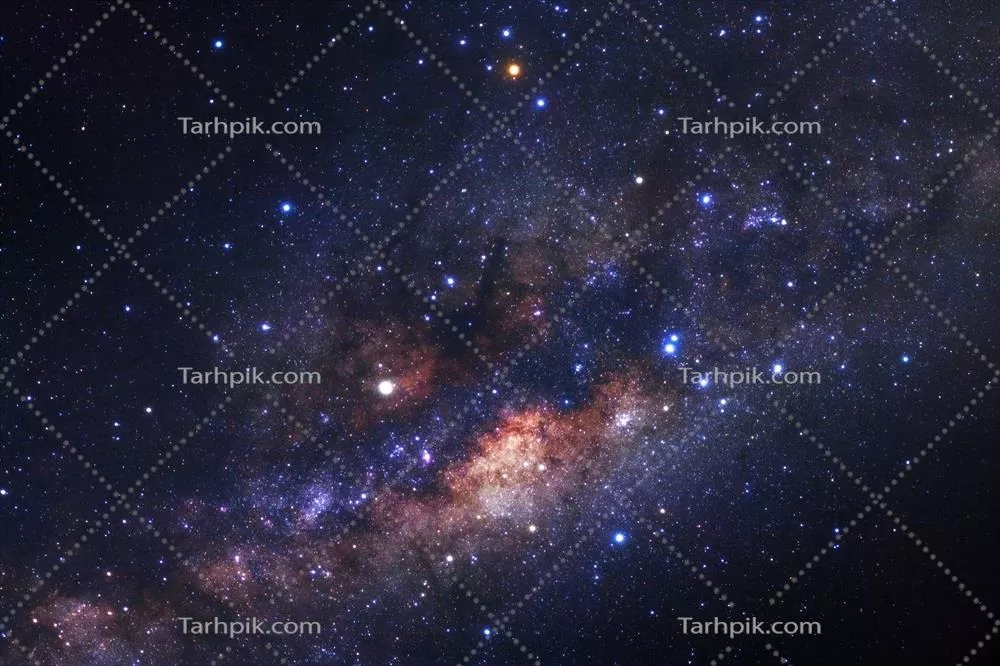 راه شیری و زیبایی ستارگان و غبار فضایی در کهکشان