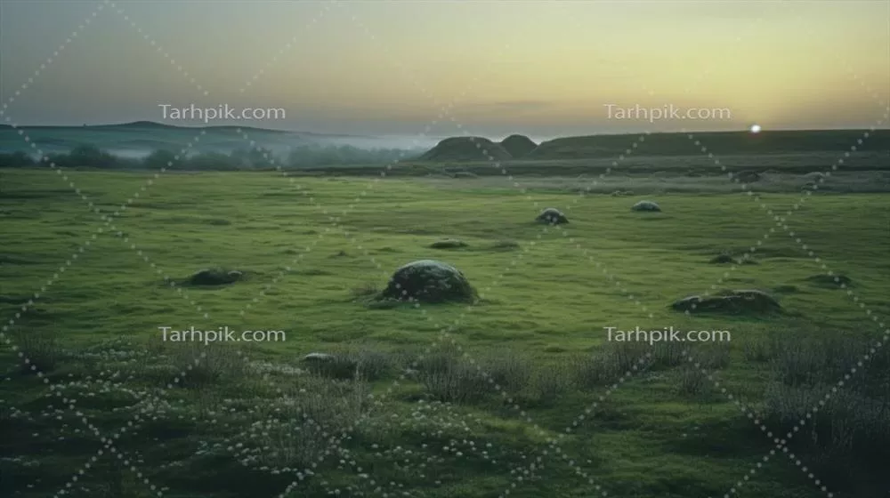 منظرهای دلانگیز از مراتع با طراحی هوش مصنوعی در دنیای طبیعت