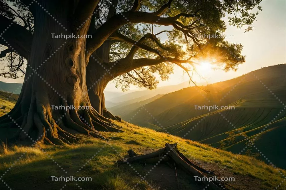 چهرههای باشکوه مناظر درختان کهن بهکمک هوش مصنوعی خلاق
