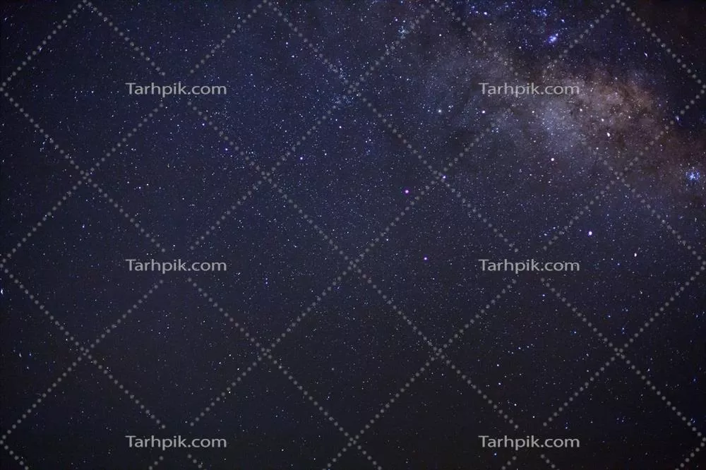 کهکشان راه شیری با ستاره ها و گرد و غبار فضایی در جهان