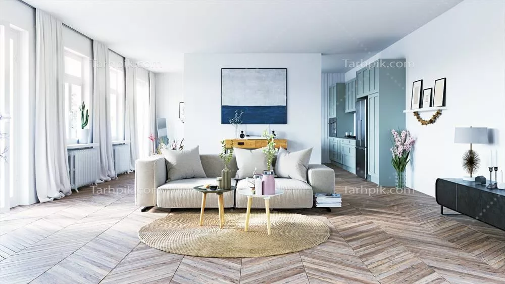 طراحی داخلی مدرن برای اتاق نشیمن: ایده ها و الهام بخش ها