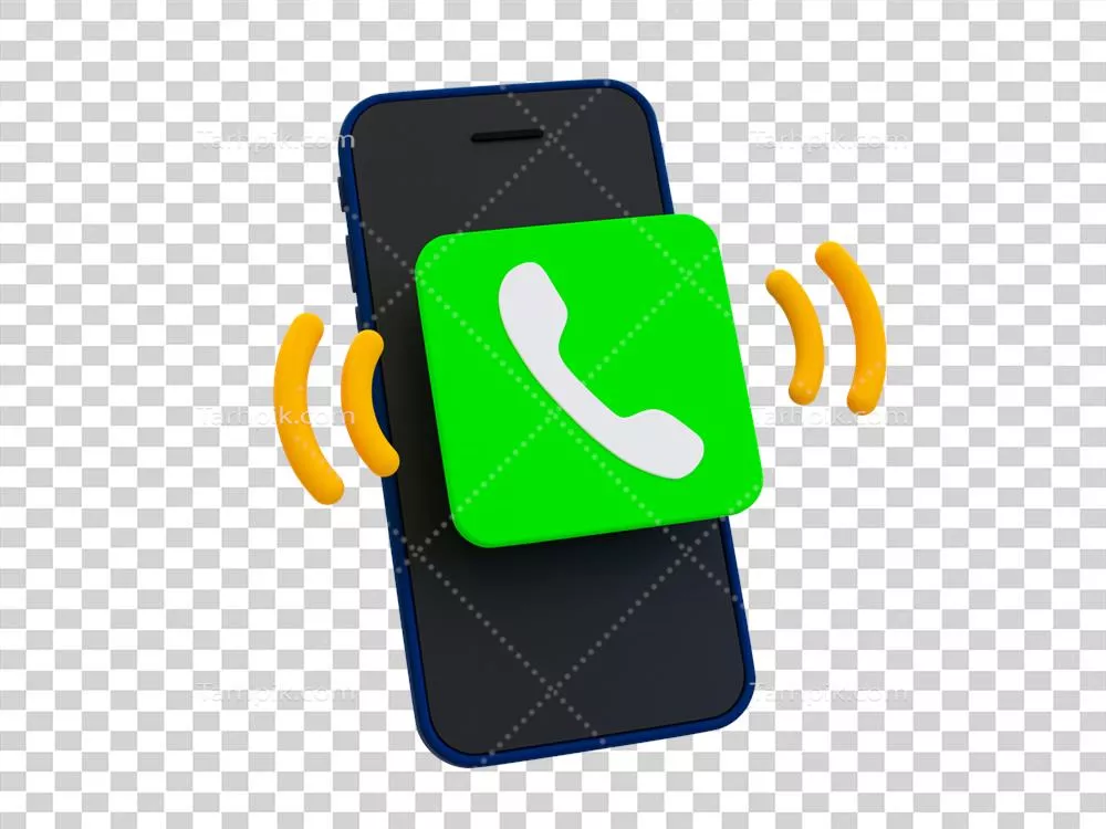 نماد زنگ خورشید 3 بعدی با طراحی مینیمالیستی برای اعلان تماس ورودی