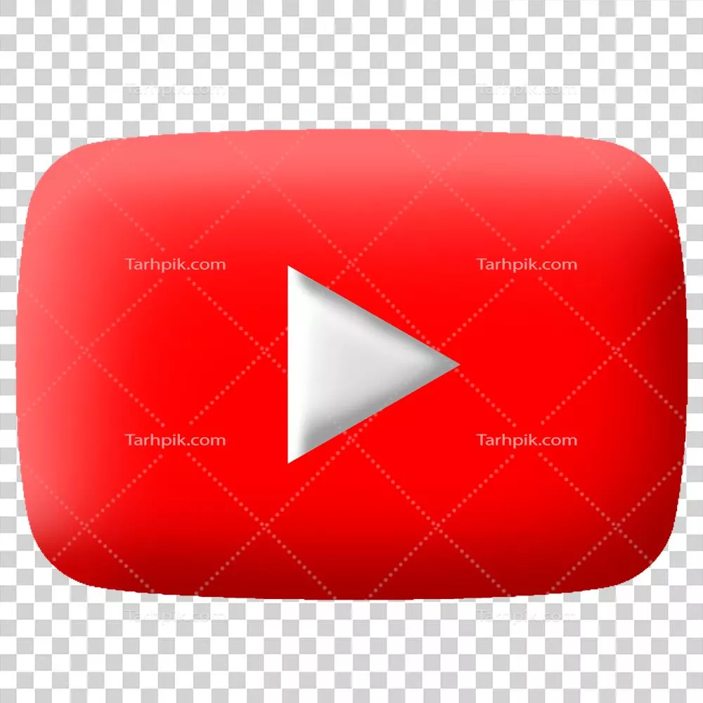 آیکون یوتیوب قرمز: نماد و نشان معروف یوتیوب برای استفاده آنلاین