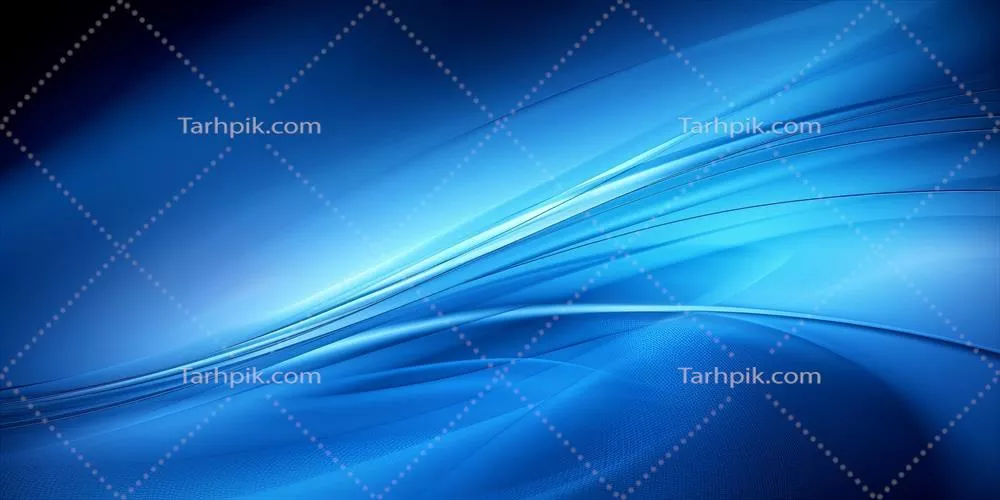 الگوی انتزاعی منحنی با گرادینت آبی بر روی پسزمینه سفید