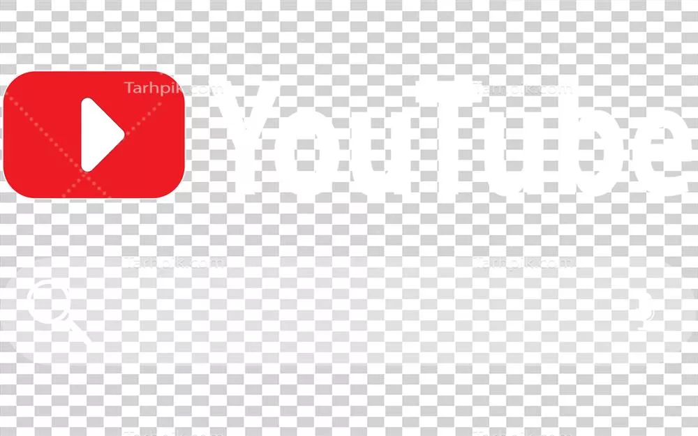 لوگوی یوتیوب برای وبسایت و برنامه محبوب تولید محتوای آنلاین