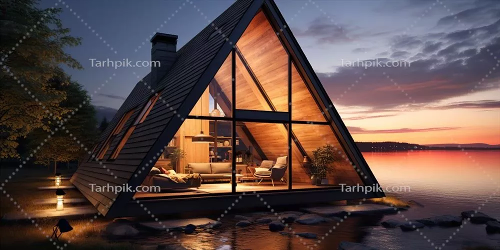هتل آپارتمان سه‌گوش آفرام با طراحی نسل جدید هوش مصنوعی در دل طبیعت