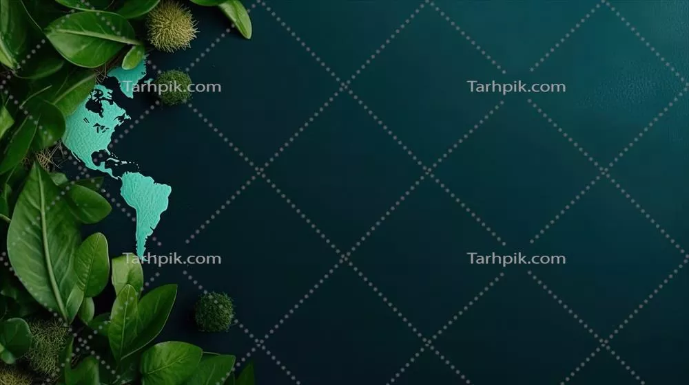 طراحی بنر مفهوم روز زمین با استفاده از هوش مصنوعی نسل جدید