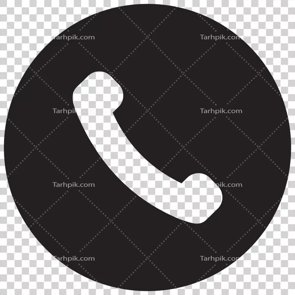 آیکون نماد تماس تلفنی با تلفن و نماد تماس بر روی گوشی