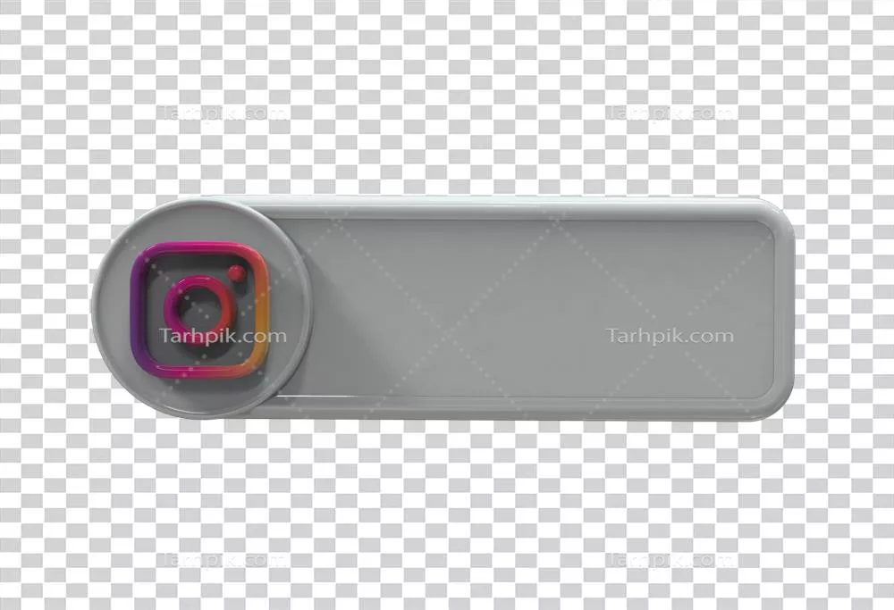 طراحی سه بعدی لوگوی آیکون شبکه های اجتماعی برای بنر وب و زیرنویس